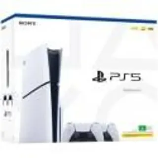 Sony PlayStation 5 Slim 1000 GB Weiß + 2x DualSense Wireless-Controller Bundle