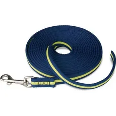 Coachi Training Gurt-Pistenleine, 5m, blau-gelb (Hund, Hundesport), Halsband + Leine