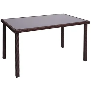 Mendler Gartentisch 120 x 75 x 71 cm Braun