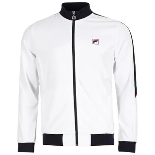 Fila Tennisjacke Manuel (Stehkragen, 100% Polyester) weiss/navy Herren