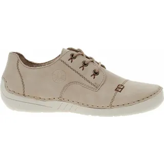 Rieker Beige Halbschuhe Kampa Bequeme Damenschuhe,