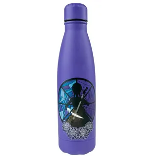 Cinereplicas Mittwoch Metallflasche Mit Lila Cello 500ml - Multicolor