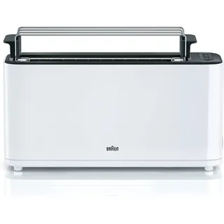 Braun Langschlitz-Toaster Weiß