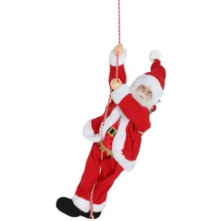 Homcom Weihnachtsmann Rot, Textil, 18x60x20 cm, Dekoration, Weihnachtsdekoration