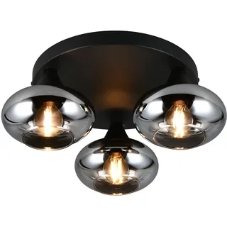 Trio Divina 3 E14 oval schwarz/silber