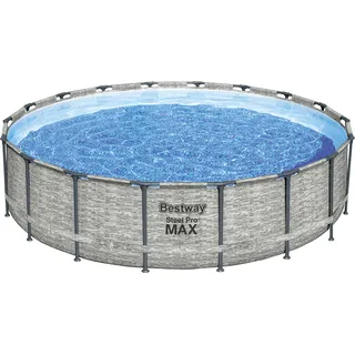 BESTWAY Steel Pro MAX Frame Pool 549 x 122 cm rund