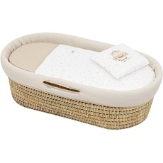 Cambrass 45113 Quilted Basket Une Sky 39x80x25 cm, Beige