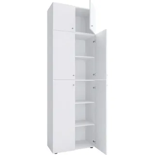 VCM Lona Aktenschrank 70,0 x 39,0 x 223,0 cm weiß