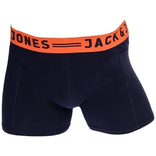 JACK & JONES Herren Boxershorts JACSENSE Mix Color Trunks NOOS, Gr. XX-Large, Blau (Navy Blazer)