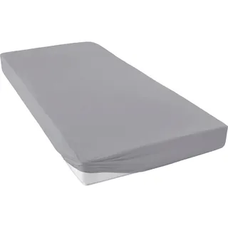 Primera Spannbettlaken Baumwolle-Jersey 70 x 140 cm grau