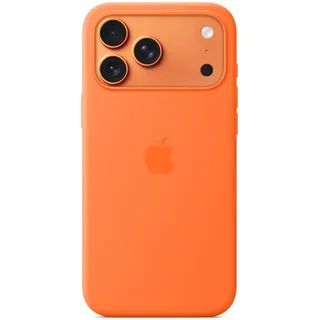 Apple iPhone 17 Pro Max Silikon Case mit MagSafe orange