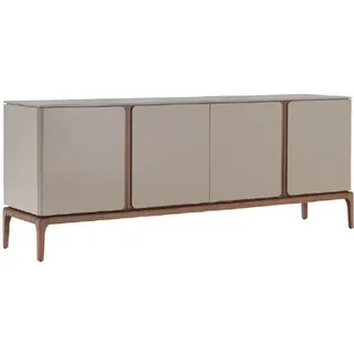 Wohnzimmer Anrichte Möbel Holz beige Stil Modern Sideboard Schrank xxl - Beige, Braun