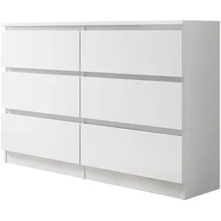 Mirjan24 Malwa M6 120 x 77 x 30 cm Weiß