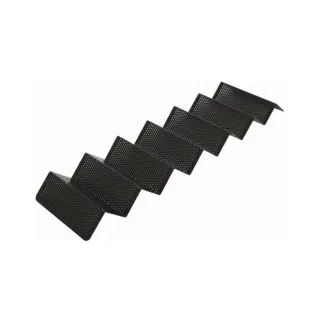 Schneider Snack Verkaufsständer Wellenform, Brötchensteschänder Aluminium pulverbichtet 580 x 170 mm