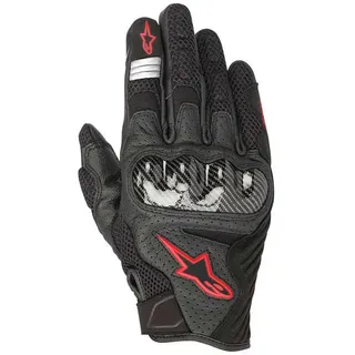 Alpinestars Smx 1 Air V2 Handschuhe - Black / Red Fluo - XL