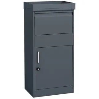 Westmann Paketbox Piet aus Stahl 50 cm x 37 cm x 105 cm Anthrazit