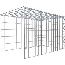 Bild Gabione, silbergrau, Maschenweite 5 10 cm