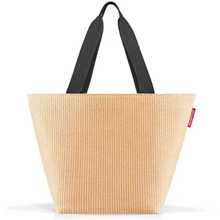 Shopper M raffia black