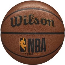 Wilson NBA Forge Series Indoor/Outdoor Basketball – Forge Plus, Braun, Größe 15,2–72,4 cm