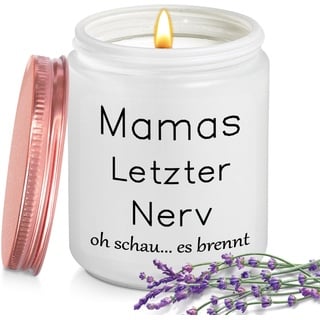 Coldbling Mama Geschenk Weihnachten - Lavendel Duftkerze Mutter Geschenke für Mama Weihnachten Muttertag Geburtstag, Geburtstagsgeschenk Muttertagsgeschenk Weihnachtsgeschenke für Mama Kerze