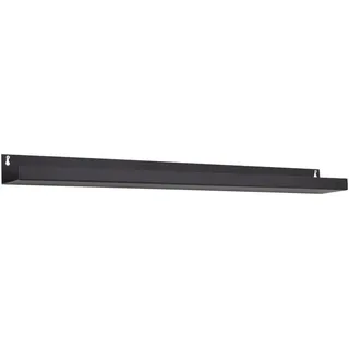 Loft42 Fotorahmenplan Picca Schwarz , Metall , 80x6x11 cm , Wohnzimmer, Regale, Wandboards
