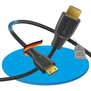 Sonero HDMI-Kabel 4K Mini HDMI auf HDMI 3 m