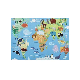OBSESSION My Fun Kids Kinderteppich 80 x 120 cm blau