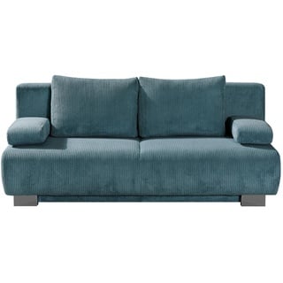 Xxxl Schlafsofa , Türkis , Textil , Füllung: Schaumstoff , 196x89x94 cm , Stoffauswahl , Wohnzimmer, Sofas & Couches, Schlafsofas, Sonstige Schlafsofas