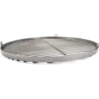 Grillrost RUND - 80cm aus Edelstahl - Handwerksprodukt - Germany mit 3 Aufhängeösen