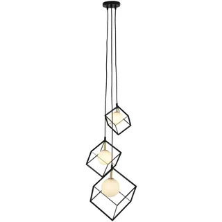 NÄVE Cadre 3-flg. 147 cm würfelförmig schwarz