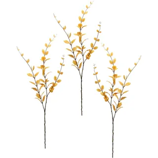 I.GE.A. Kunstzweig "Eukalyptus", Dekozweig, orange,