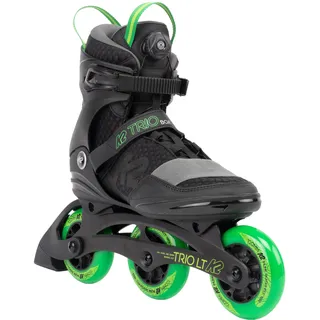 K2 Skates Unisex Inline Skates Trio LT 100, Black - Green, 30G0301.1.1.095