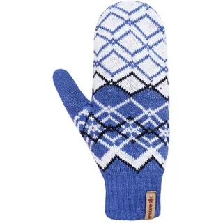 Kama Winterhandschuhe (Fäustling) R112 aus Merinowolle - denimblau/weiss - 1 Paar