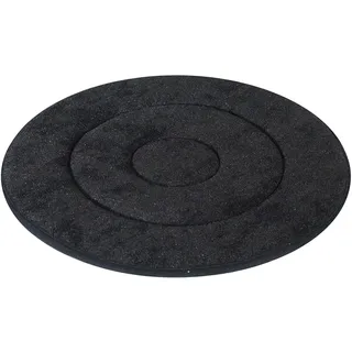 Alberts 140519 Drehkissen | Kunststoff und Schaumstoff mit Synthetikfellbezug, anthrazit