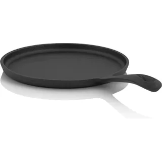 BBQ-Toro Gusseisen Pancakepfanne | Ø 19 cm | Gusseisen Grillpfanne - Schwarz
