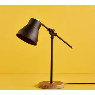 Opviq, AYD-3443, Tischlampe, 100 % METALL, Schwarz, 12 x 12 x 45 cm - Schwarz, Gold