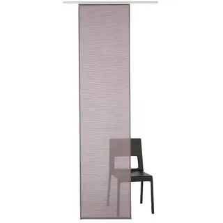 BB-Toy-Trades Schiebevorhang Vorhang Gardine Fensterschal Flächenvorhang Schiebegardine mit Querstreifen in Braun 1 Stück BxH: 57 x 245 cm
