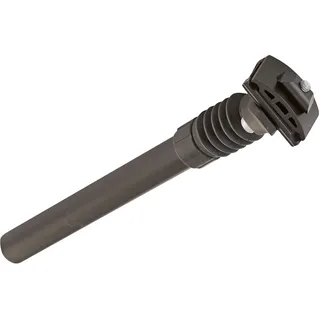 Prophete Patent Federsattelstütze | Aluminium | Länge 300 mm | Durchmesser: 27,2 mm | Einstellbare Federung: 40 mm | Schwarz