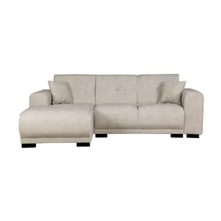Home Affaire Eckcouch Polyester 2-Sitzer Beige