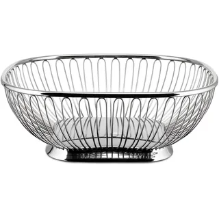 Alessi Drahtkorb, viereckig aus Edelstahl