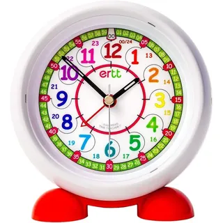 ertt EasyRead Time Teacher Kinderwecker - Kinder Lernwecker - Lernen Sie die Zeit Kinderwecker - Jungen & Mädchen Wecker Für Schlafzimmer 24 Std. Gesicht & Nachtlicht - Kinderwecker Zum Schulanfang