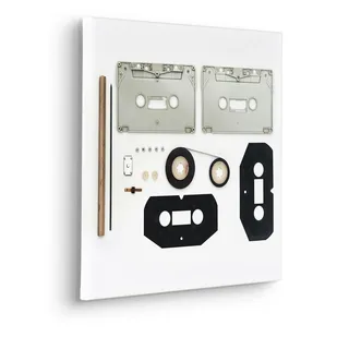KOMAR "Assembly Instructions Cassette - Größe 40 x 40 cm", - Wandbild, Kunstdruck, Wanddekoration, Design, Wohnzimmer, Schlafzimmer