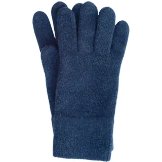 FosterNatur, Damen Handschuhe Fingerhandschuhe Winterhandschuhe, 100% Wolle Extrafine (Cosmos, Gr. 6)