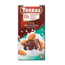Torras Milk&Almonds Chocolate