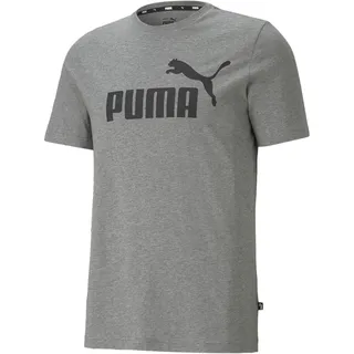 Puma Essentials Logo Herren T-Shirt medium gray heather XXL