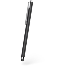 Hama Touchscreen Stift (Eingabestift, Tablet Stift für alle Tablets, Stylus Pen, für Android/iOs, Handy Stift, Tablet Stift, für kapazitiven Touch Display, Touchpen, Pen, mit Clip) schwarz