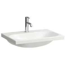 Laufen Lua Waschtisch, 1 Hahnloch, ohne Überlauf, 650x460mm, H810084, Farbe: Pergamon