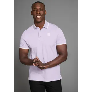 Poloshirt DELMAO "in vielen Sommer Farben Preis-Leistungs Bestseller", Herren, Gr. 3XL (64/66), lila, Piqué, Obermaterial: 100% Baumwolle, unifarben, Basic, regular fit, Rippbündchen, Shirts Poloshirt, Trendige lockere Passform, immer perfekt gestylt Sportlicher Look, Topseller