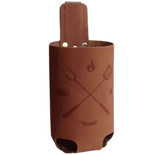 Bierholster BierBQ 0,5l – Das Original aus echtem Leder – Bier Holster Bierhalter