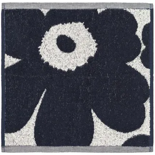 Marimekko Unikko Waschtuch 30 x 30 cm Dunkelblau